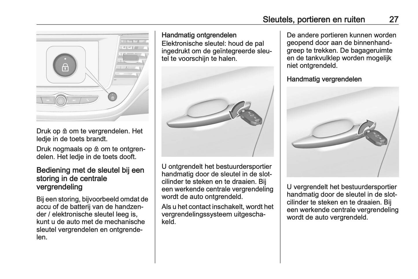 2020-2022 Opel Crossland Owner's Manual | Dutch