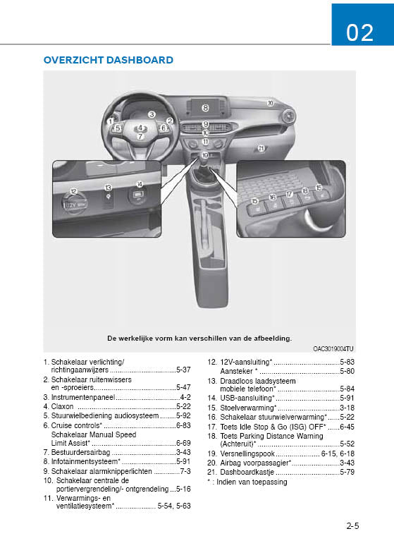 2020 Hyundai i10 Owner's Manual | Dutch