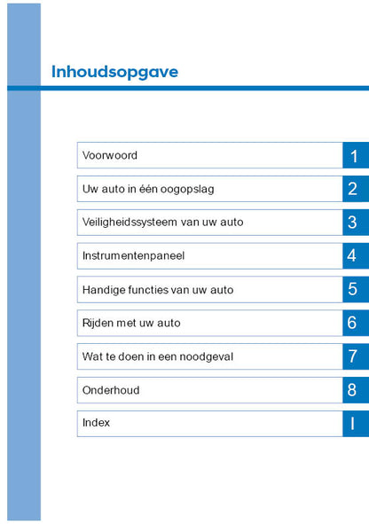 2020 Hyundai i10 Owner's Manual | Dutch