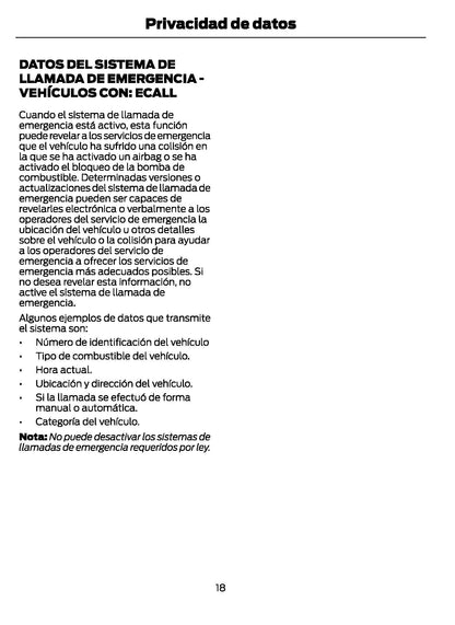2021-2024 Ford Galaxy/S-Max Bedienungsanleitung | Spanisch