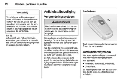 2013 Opel Mokka Owner's Manual | Dutch