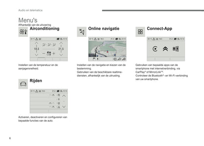 2016-2018 Citroën Infotainment Manual | Dutch