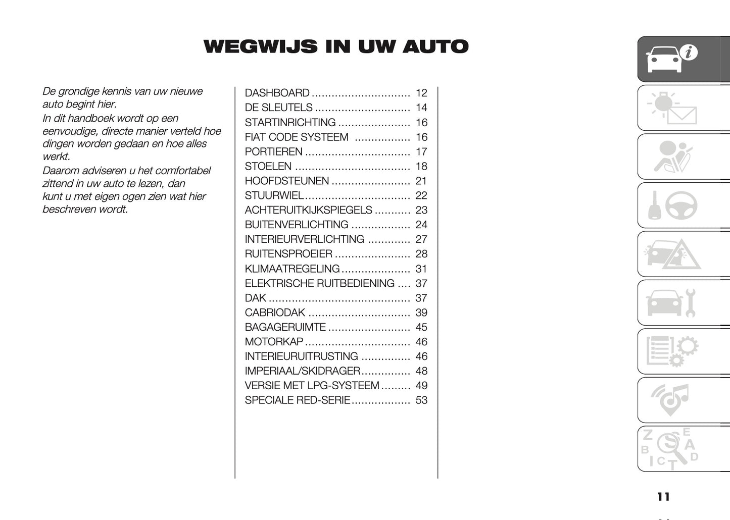 2022-2023 Fiat 500/500 Hybrid Owner's Manual | Dutch