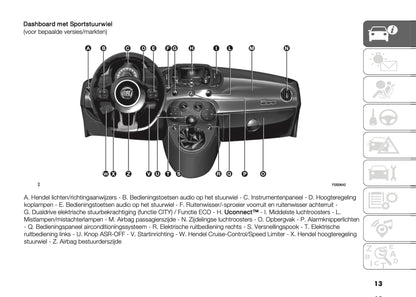 2022-2023 Fiat 500/500 Hybrid Owner's Manual | Dutch