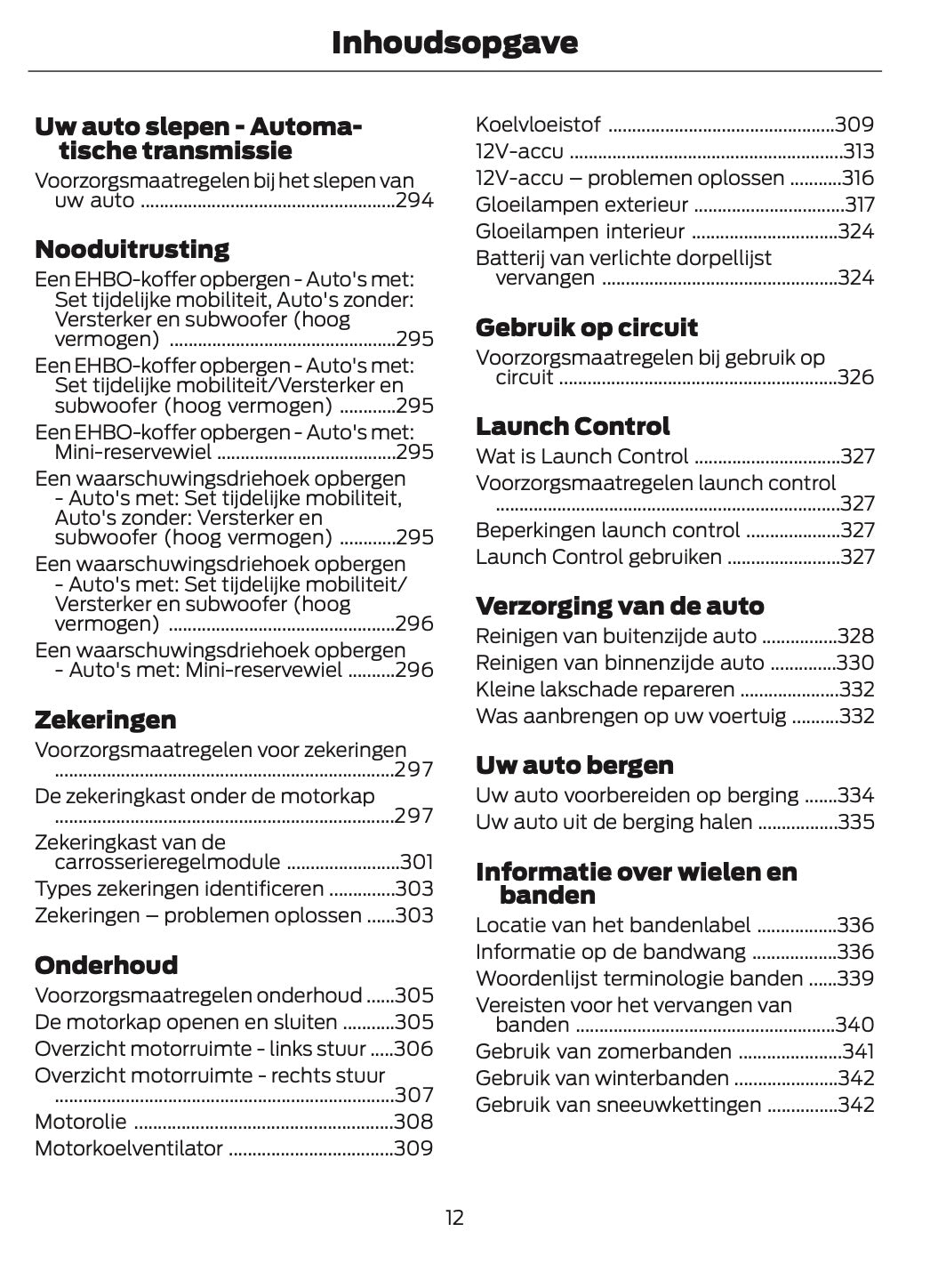 2024 Ford Puma Bedienungsanleitung | Niederländisch