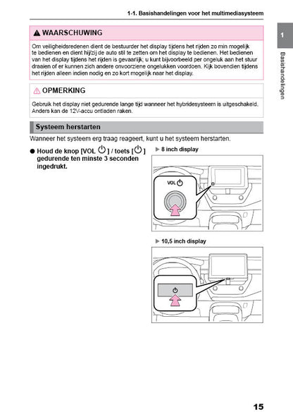2024 Toyota Corolla Touring Sports Navigation Manual | Dutch
