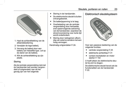 2019 Opel Grandland X Owner's Manual | Dutch
