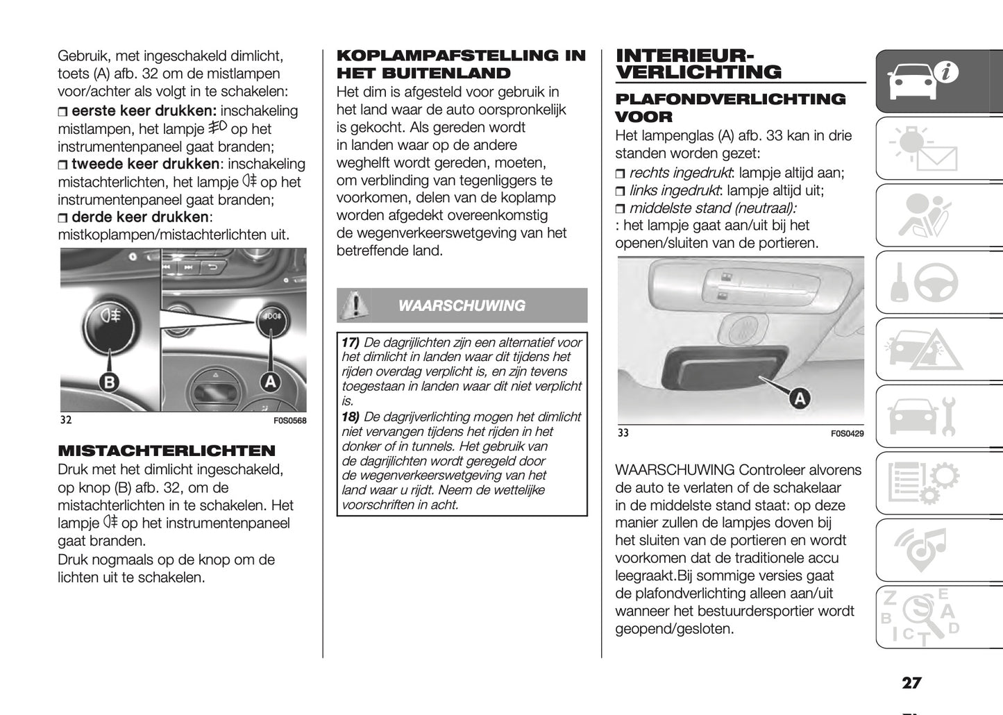 2022-2023 Fiat 500/500 Hybrid Owner's Manual | Dutch
