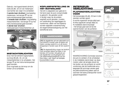 2022-2023 Fiat 500/500 Hybrid Bedienungsanleitung | Niederländisch