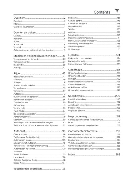 2021 Tesla Model 3 Owner's Manual | Dutch