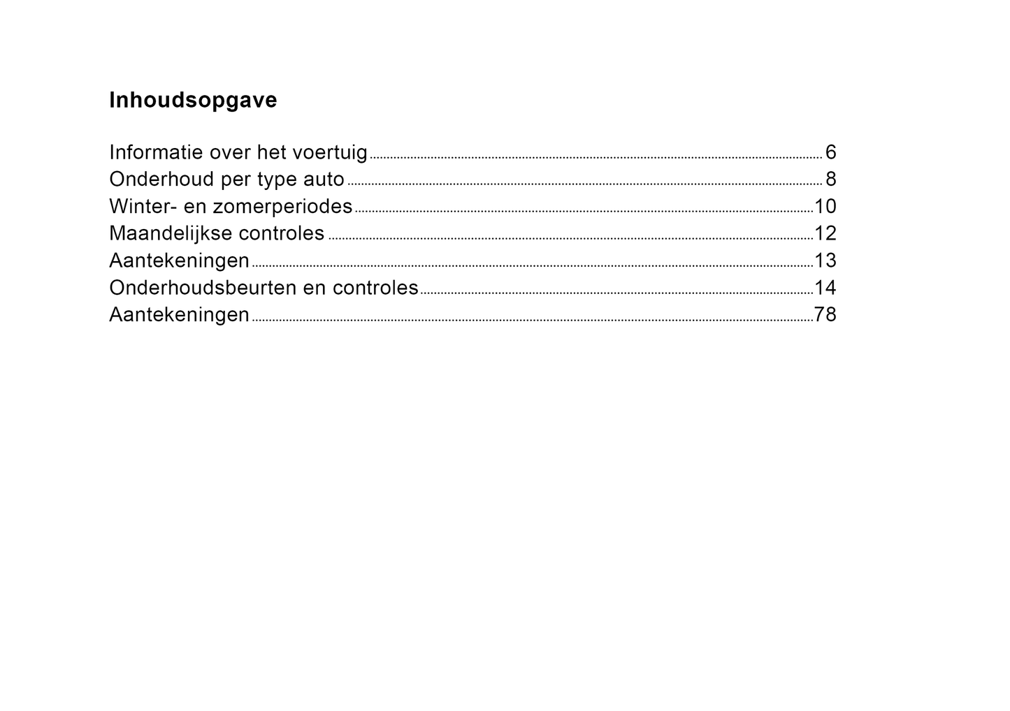 Fiat Maintenance Book | Dutch