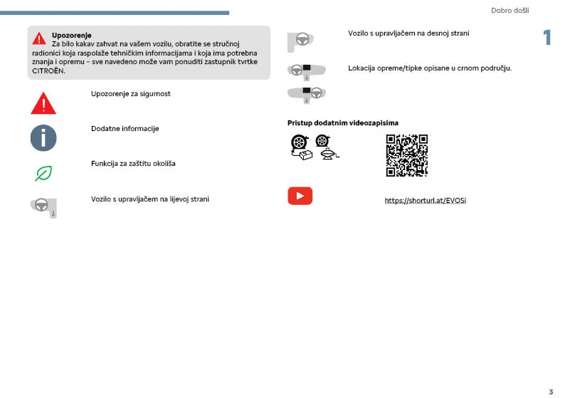 2025 Citroën C3 Owner's Manual | Serbian