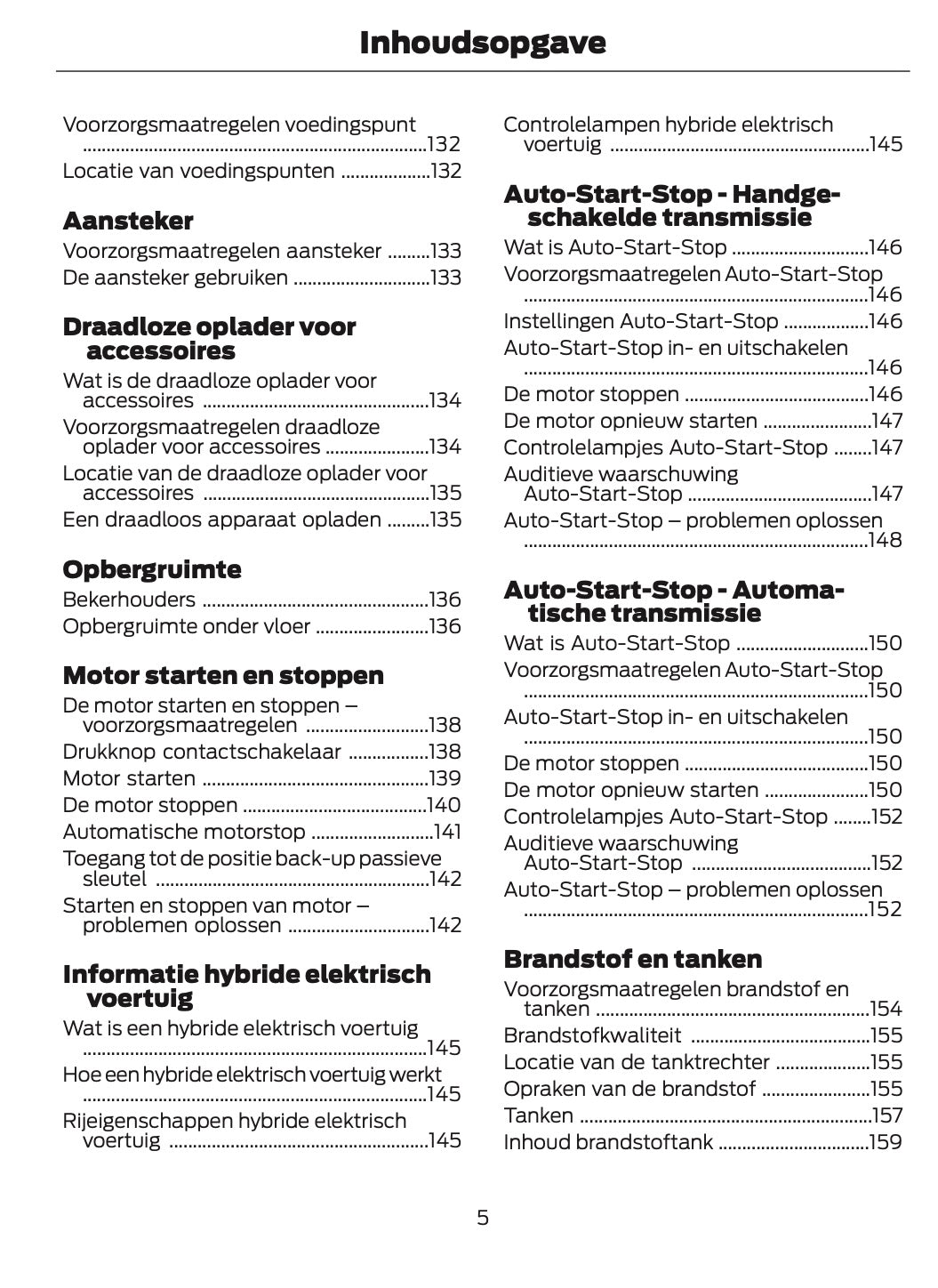 2024 Ford Puma Owner's Manual | Dutch