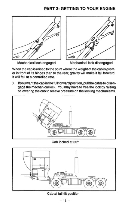 1990-1999 Peterbilt Bedienungsanleitung | Englisch