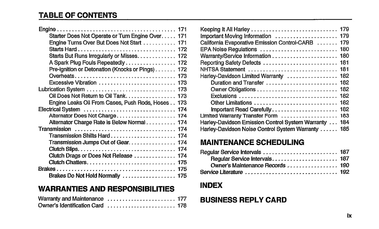 2003 Harley-Davidson FLHRSEI2 Owner's Manual | English