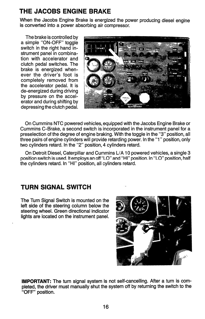 1981 - 1990 Peterbilt 379 Owner's Manual | English