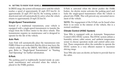 2018 Fiat 500e Owner's Manual | English