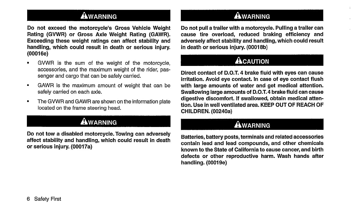 2010 Harley-Davidson Trike Owner's Manual | English