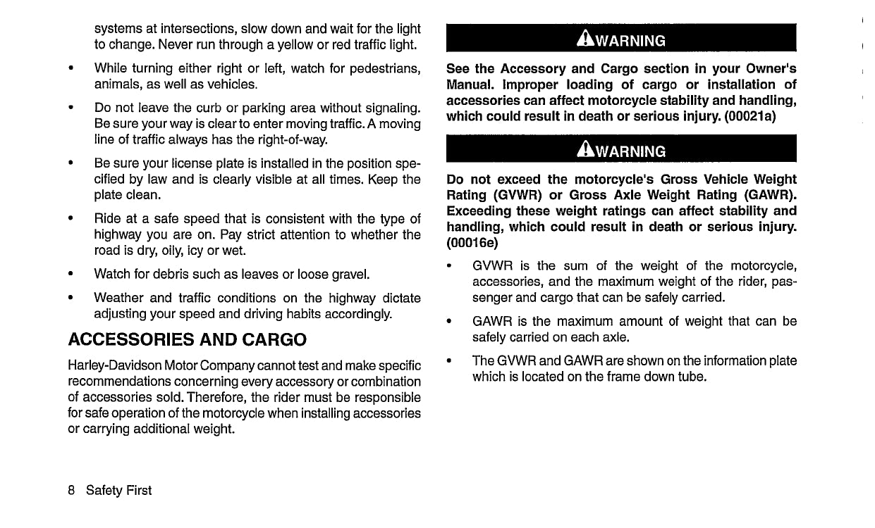 2010 Harley-Davidson Trike Owner's Manual | English