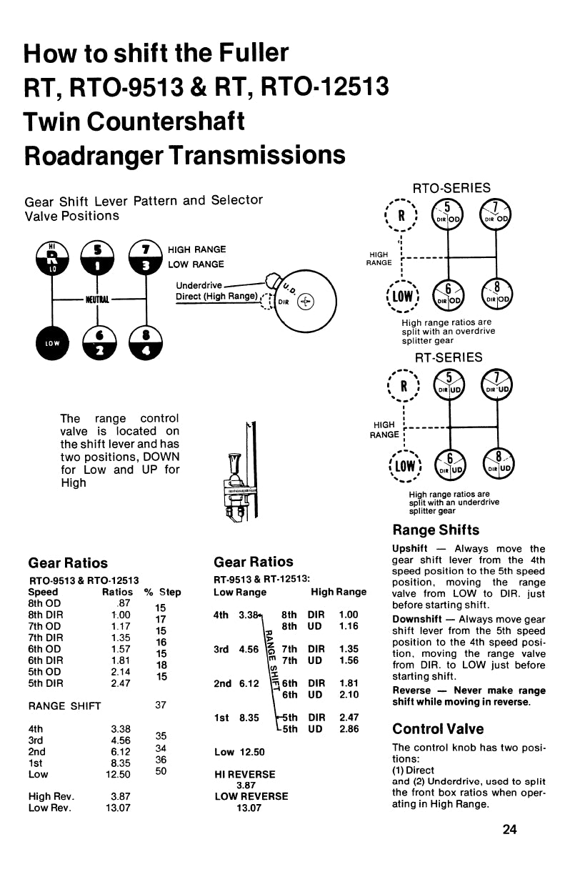 1981 - 1986 Peterbilt 359 Owner's Manual | English