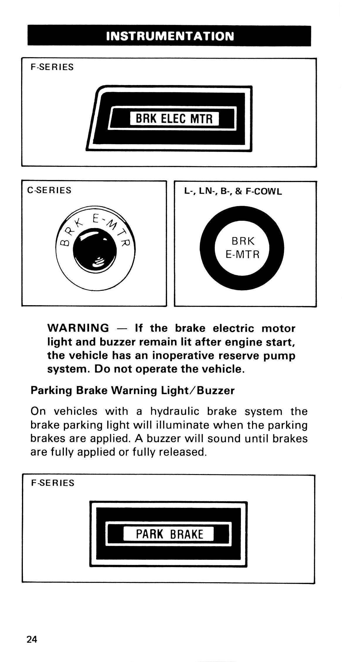 1985 Ford Medium Duty / 600 / 700 / 7000 Owner's Manual | English