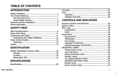 2018 Harley Davidson Trike Owner's Manual | English