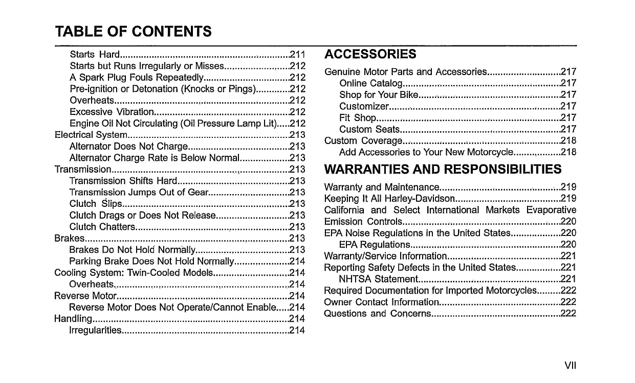 2018 Harley Davidson Trike Owner's Manual | English