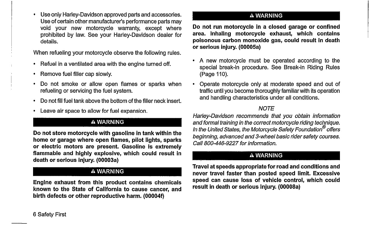 2018 Harley Davidson Trike Owner's Manual | English