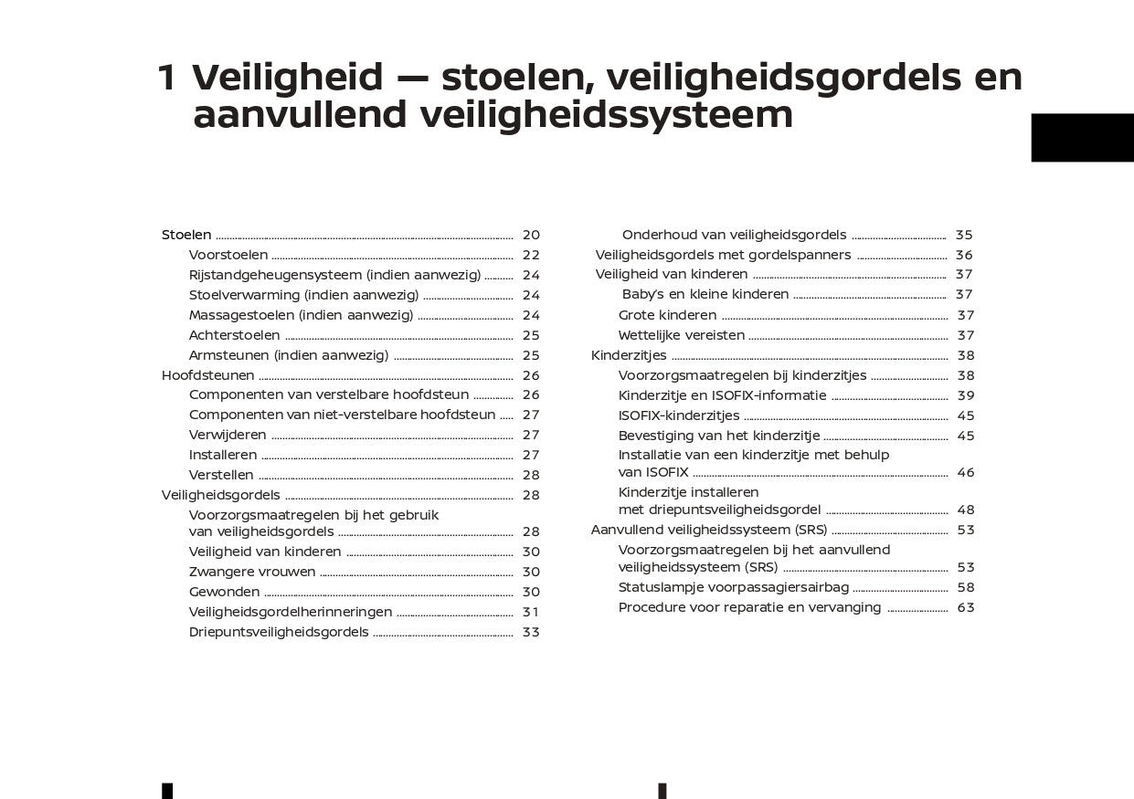 2022-2023 Nissan Qashqai Owner's Manual | Dutch