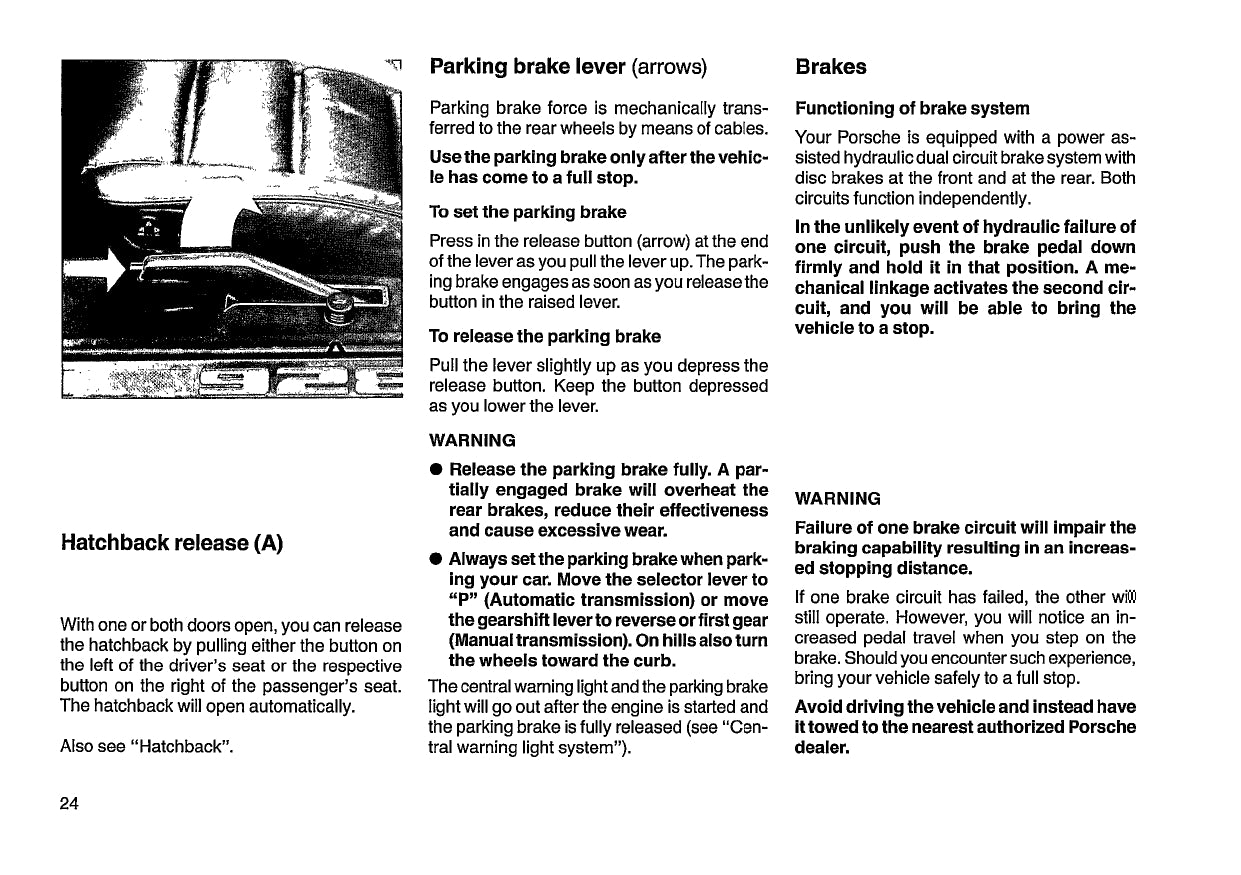 1987 Porsche 928 S4 Owner's Manual | English