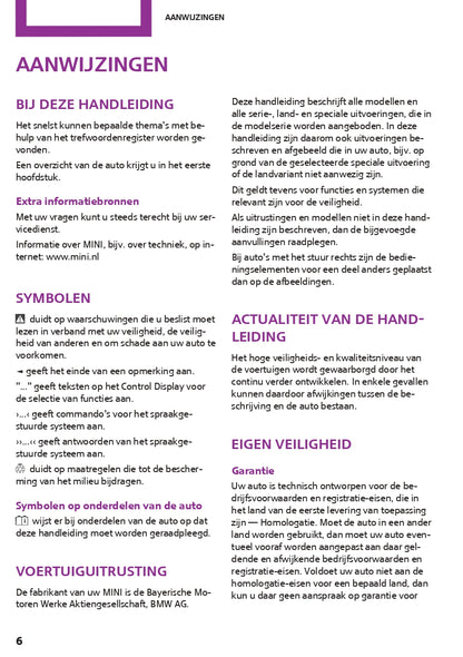 2014 Mini Countryman / Paceman Bedienungsanleitung | Niederländisch