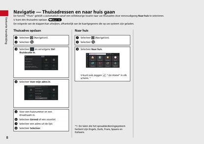 2021 - 2023 Honda Jazz e:HEV Navigation Guide | Dutch