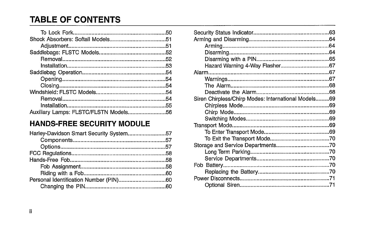 2007 Harley Davidson Softail Owner's Manual | English