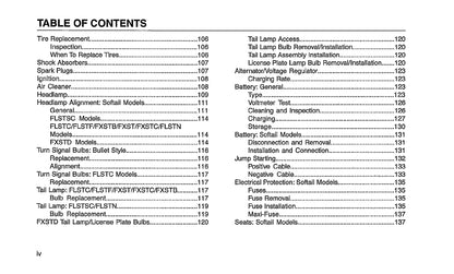 2007 Harley Davidson Softail Owner's Manual | English