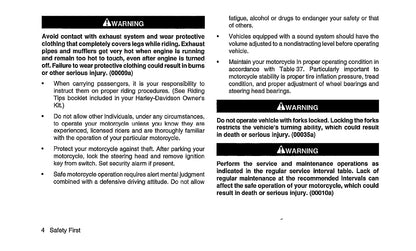 2005 Harley Davidson Softail Owner's Manual | English