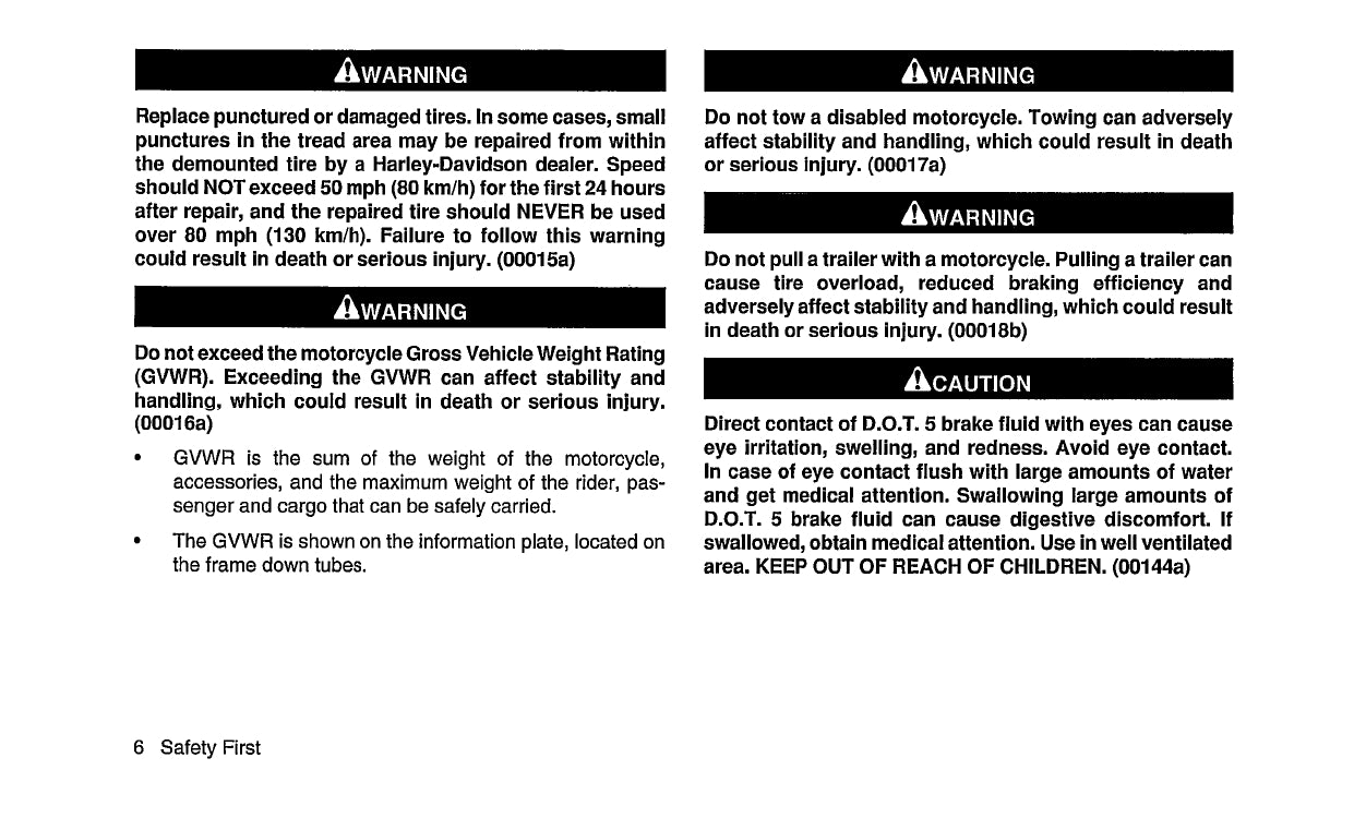 2005 Harley Davidson Softail Owner's Manual | English