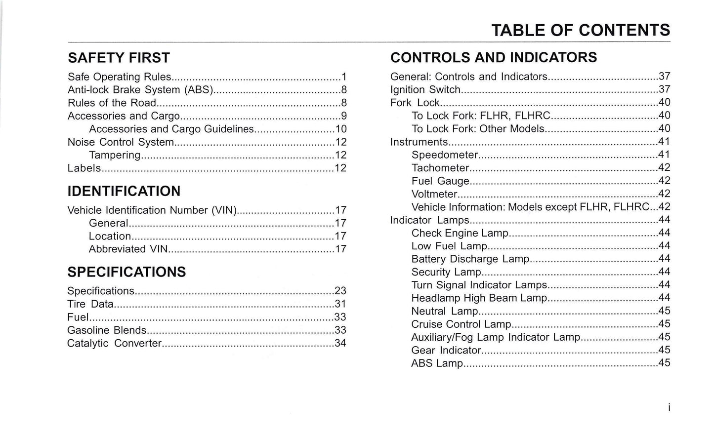 2017 Harley-Davidson Touring Owner's Manual | English