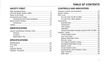 2017 Harley-Davidson Touring Owner's Manual | English