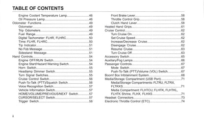 2017 Harley-Davidson Touring Owner's Manual | English