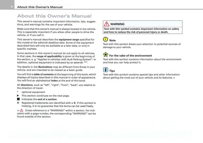 2006 Audi S4/S4 Limousine Owner's Manual | English