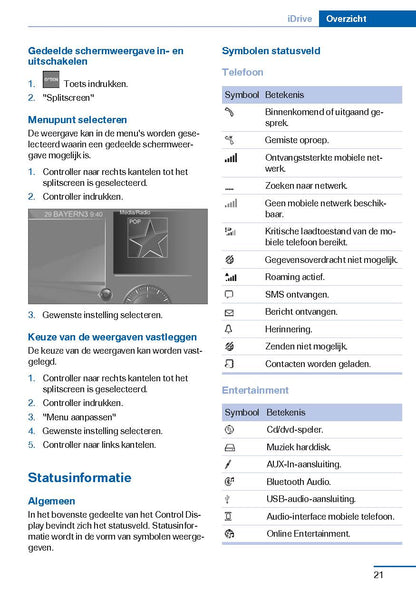 2016-2017 BMW X4 Owner's Manual | Dutch