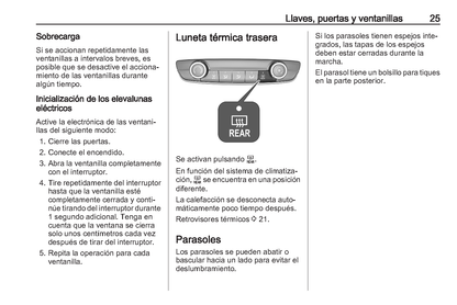 2023 Opel Corsa Owner's Manual | Spanish