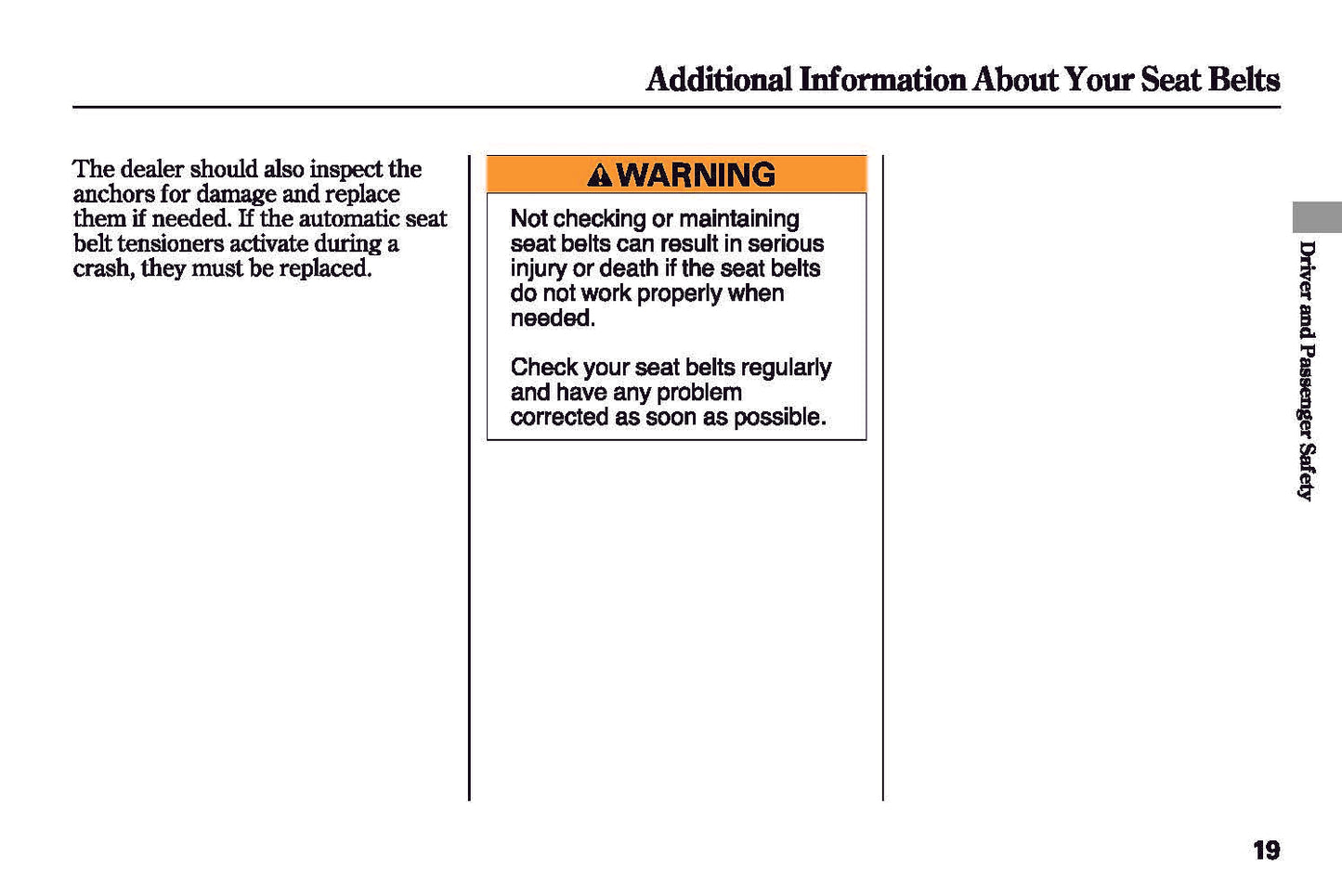 2007 Honda S2000 Owner's Manual | English