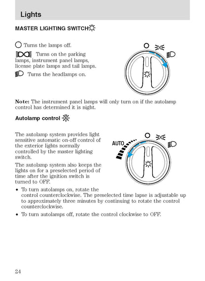 2003 Ford Thunderbird Owner's Manual | English