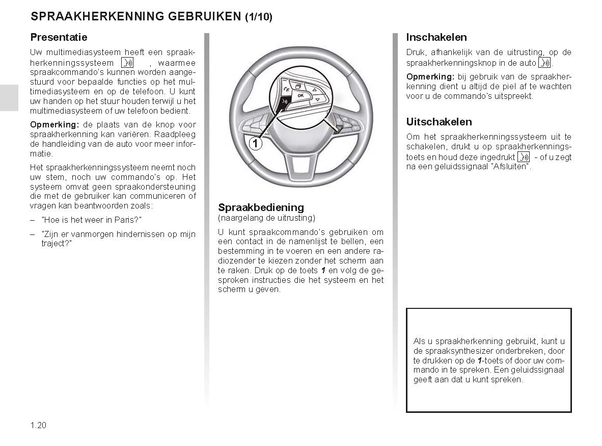 2023 Renault Easy Connect Bedienungsanleitung | Niederländisch