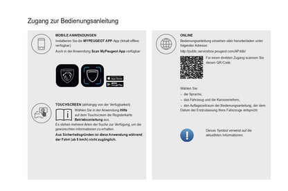 2023-2024 Peugeot 508 / 508SW Bedienungsanleitung | Deutsch