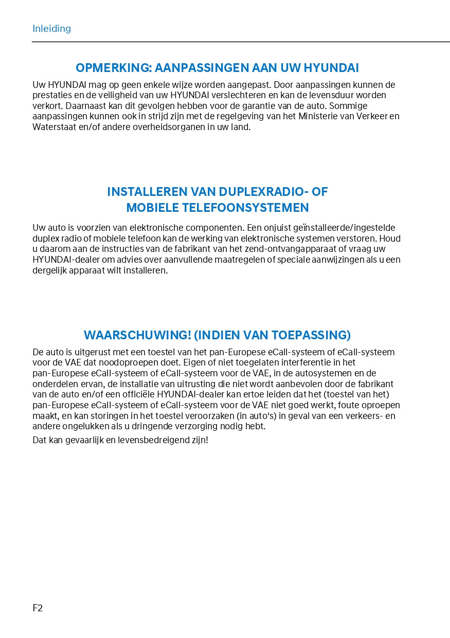 2024 Hyundai Kona Hybrid Owner's Manual | Dutch