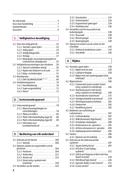 2022-2023 Toyota Land Cruiser Bedienungsanleitung | Niederländisch