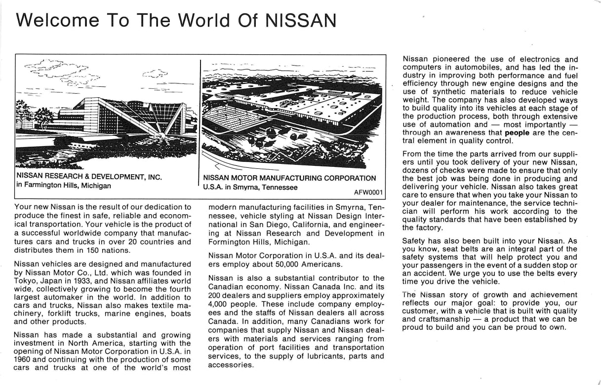 1995 Nissan 300ZX Owner's Manual | English