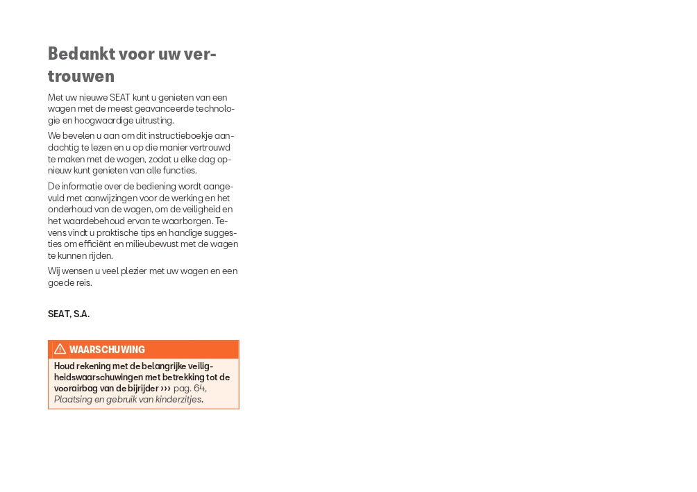 2023 Seat Leon Bedienungsanleitung | Niederländisch